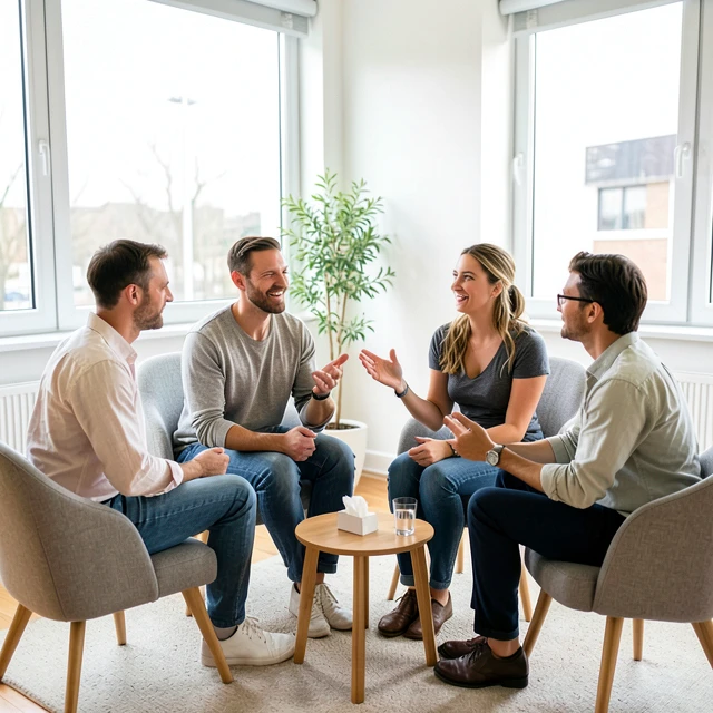 Support group helping people cope with IVF emotional journey