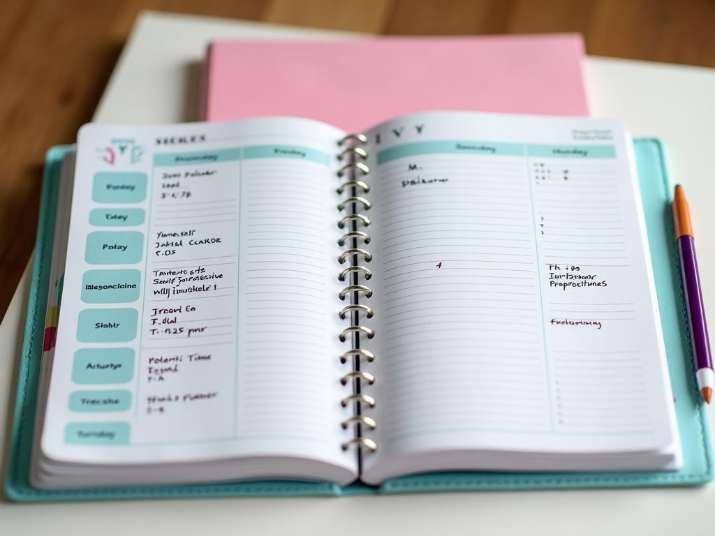 IVF daily planner with appointments