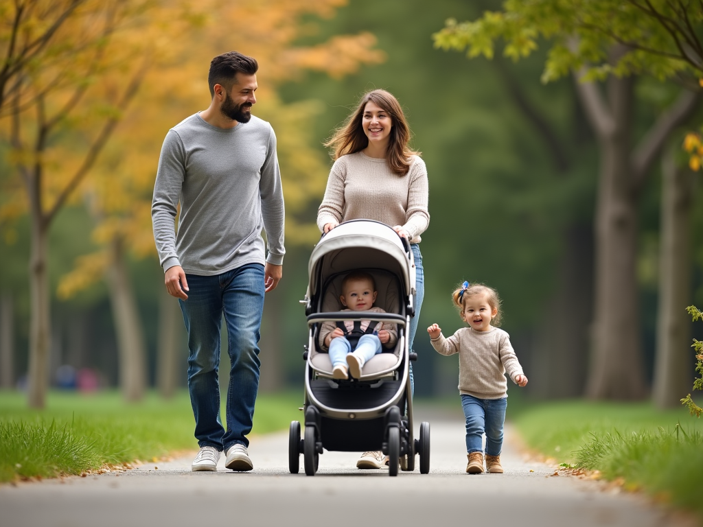 Family with baby after successful IVF