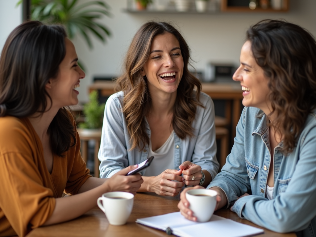 Women discussing fertility options together