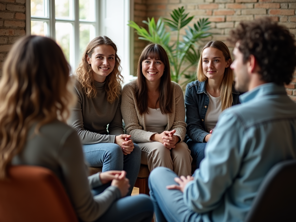Support group for individuals navigating infertility