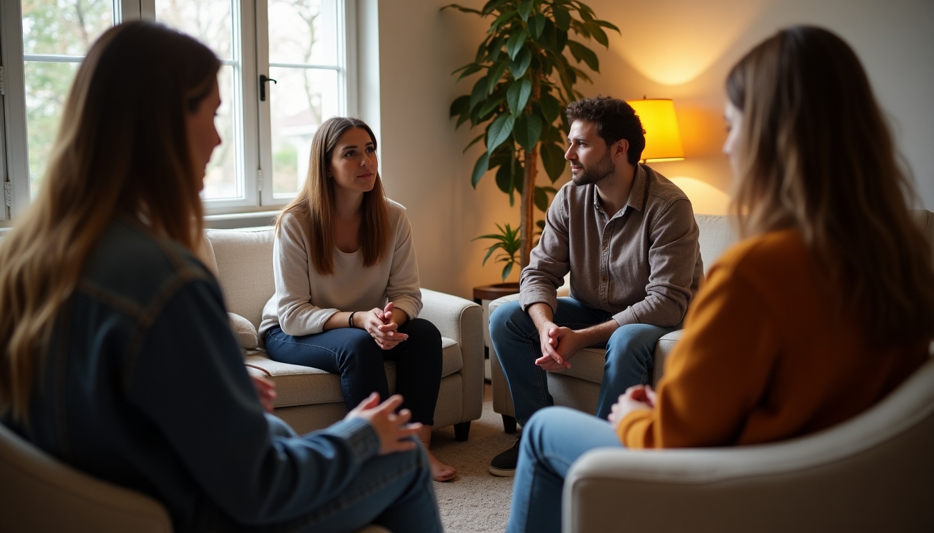 Same-sex couples in a surrogacy support group