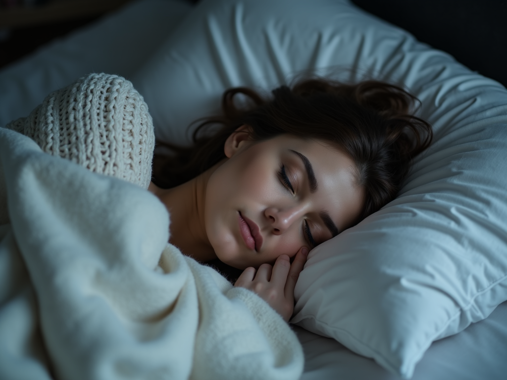 Woman sleeping peacefully