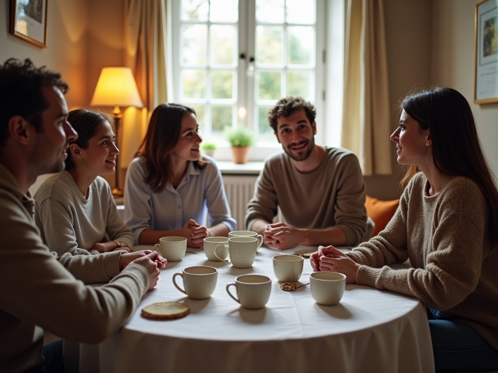 Parents of multiples sharing tips in a support group.