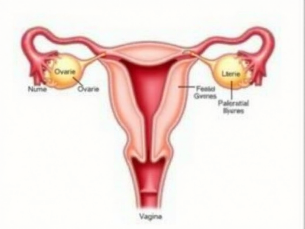 Female reproductive system anatomy