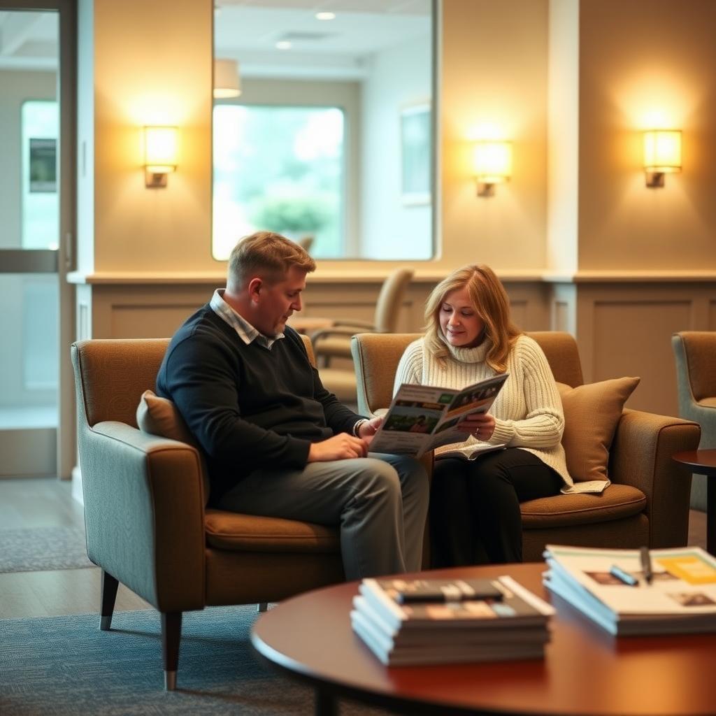 Fertility clinic waiting room