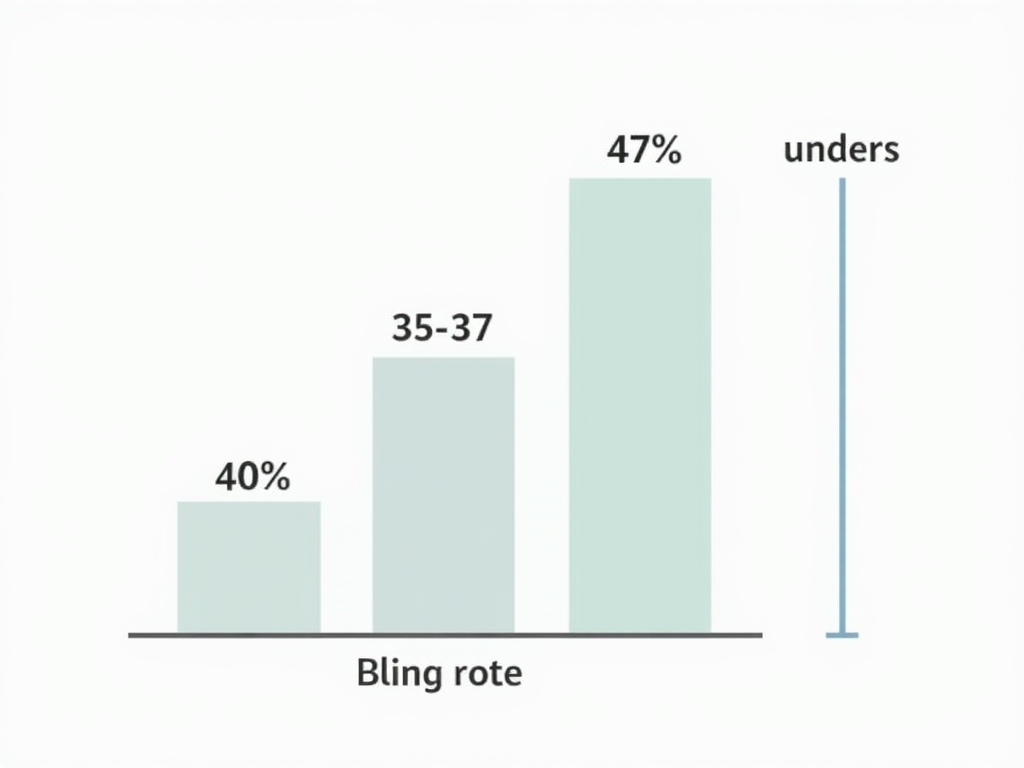 Bar graph displaying IVF success rates declining with age, based on real data.