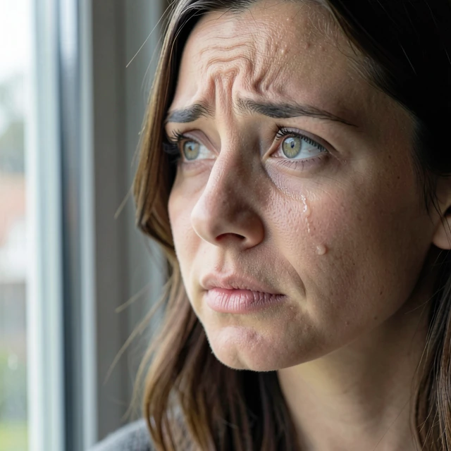 Woman reflecting on infertility challenges