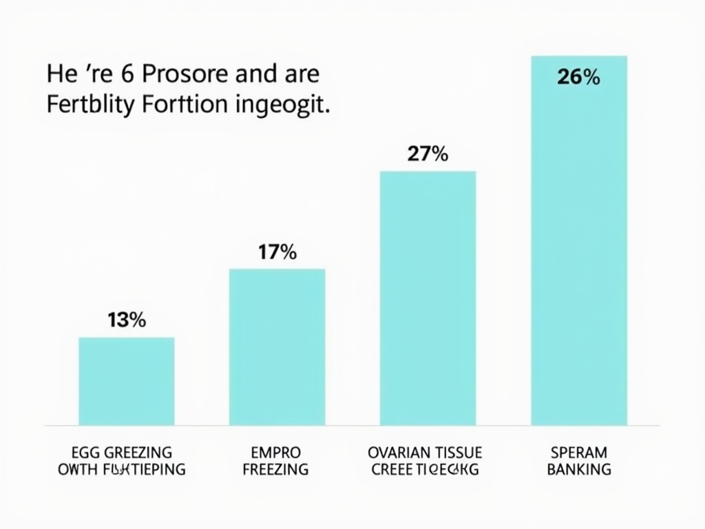 Graph of fertility preservation success rates
