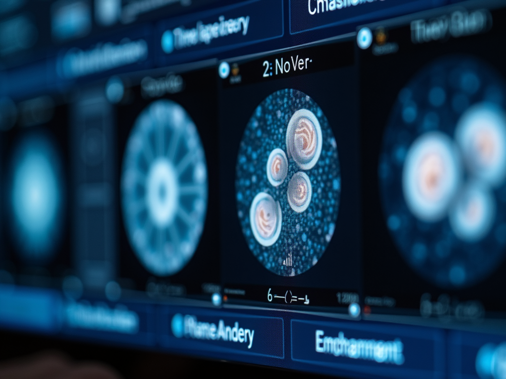 AI-powered embryo selection platform in action.