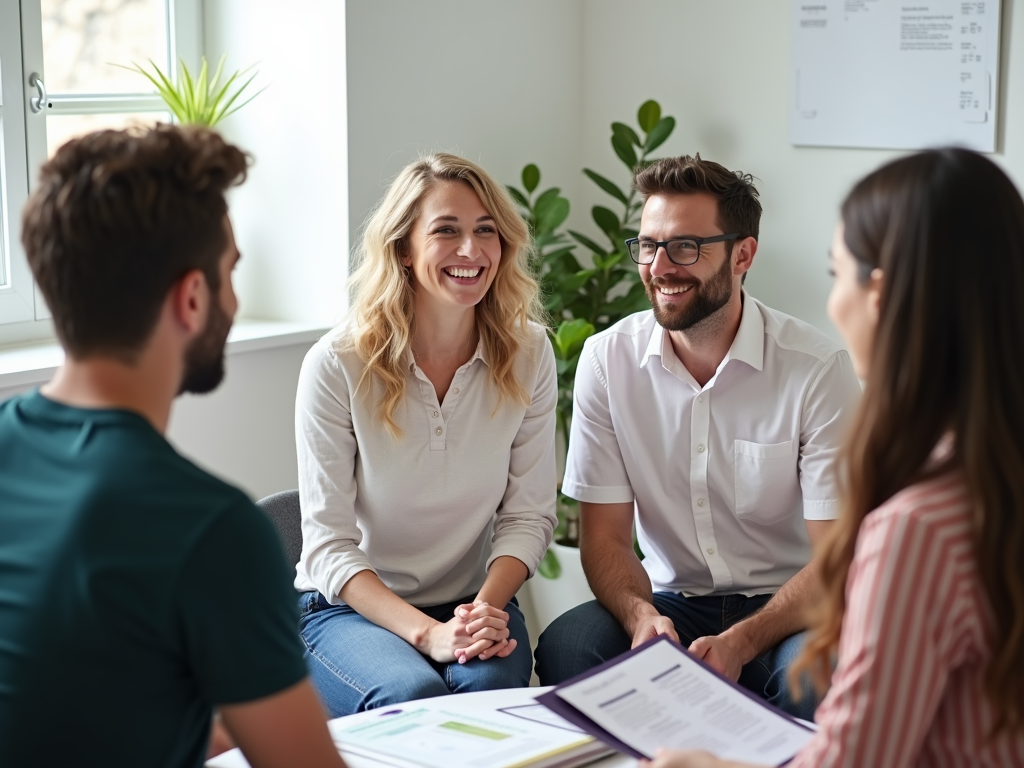 Couple consulting with a doctor about fertility preservation