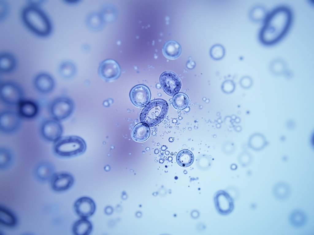 Sperm under the microscope