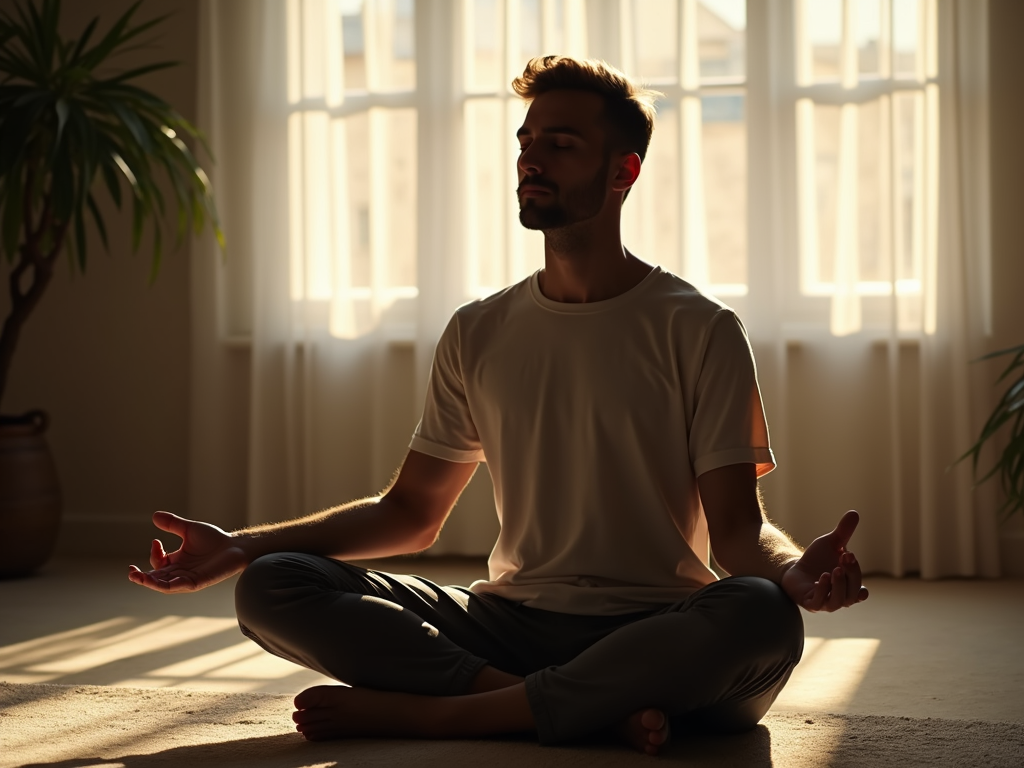 Stress reduction through meditation for better fertility