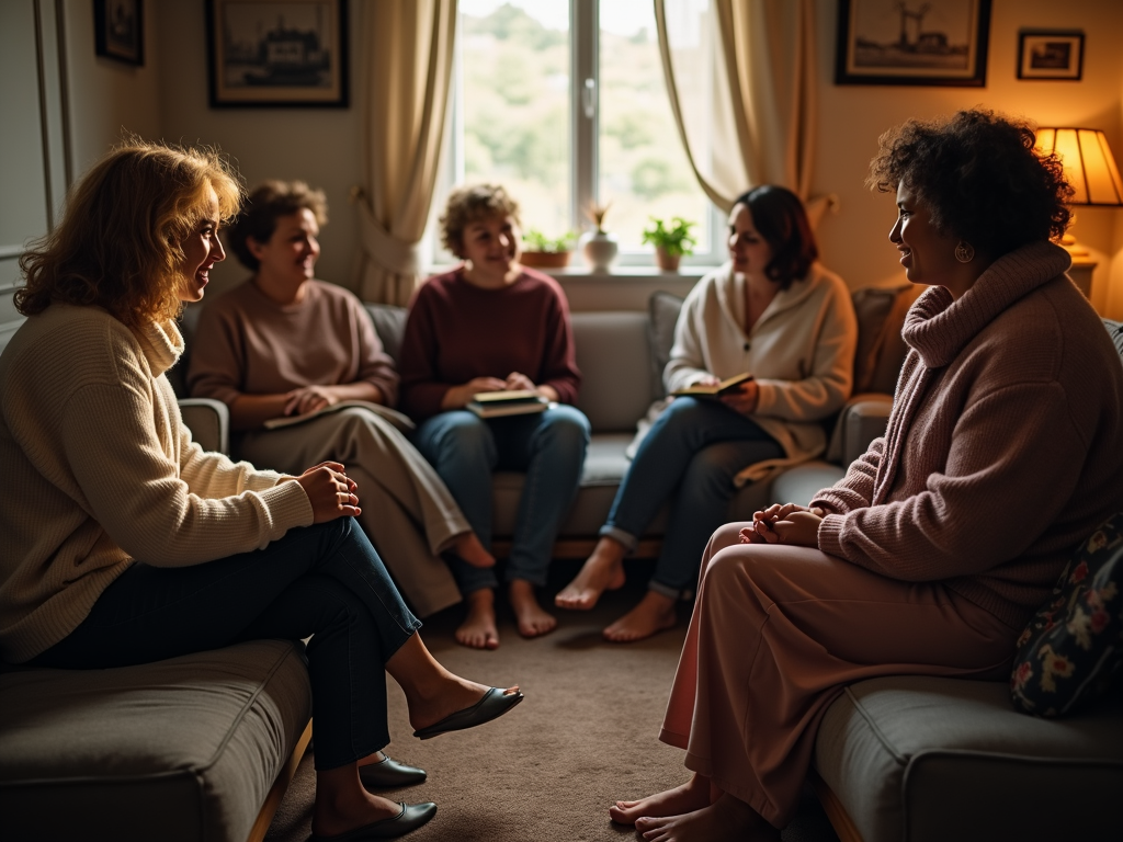 Fertility support group sharing stories