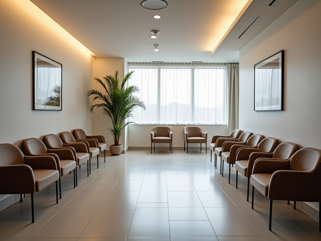 Fertility clinic waiting area