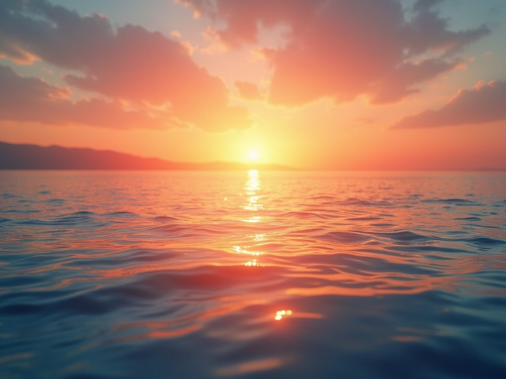A serene, hopeful image of a sunrise, symbolizing new beginnings after infertility diagnosis.