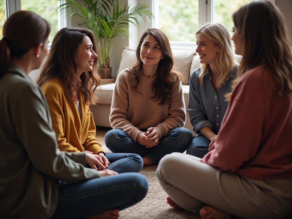 Infertility support group meeting