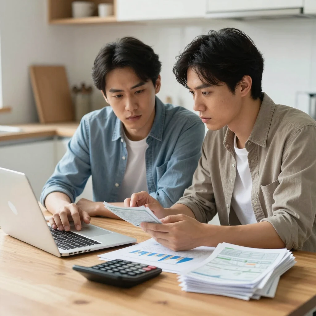Couple budgeting for medical treatments