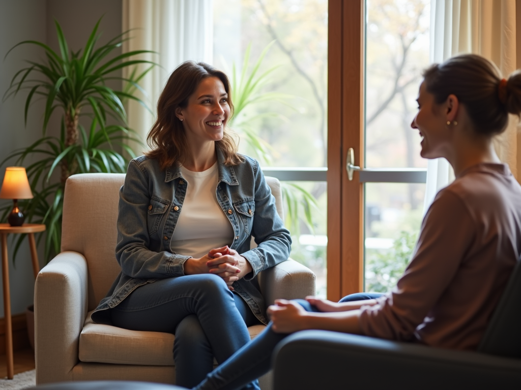 Therapy session for infertility support