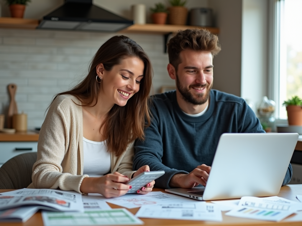 Couple budgeting for family expansion expenses
