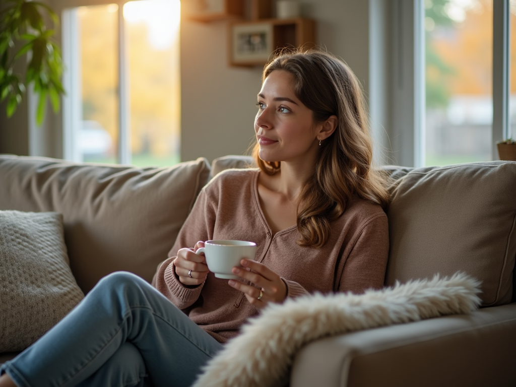 Woman waiting during the two-week IVF wait