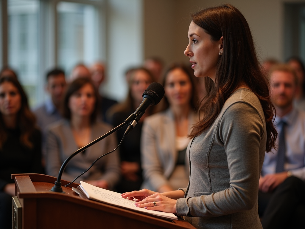 A cancer survivor advocating for fertility preservation rights.