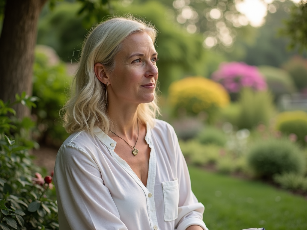 Woman reflecting on her fertility preservation journey