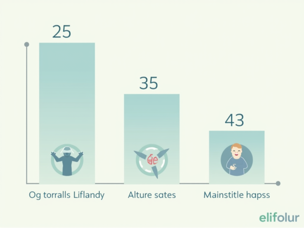 Graph showing fertility success rates by age.