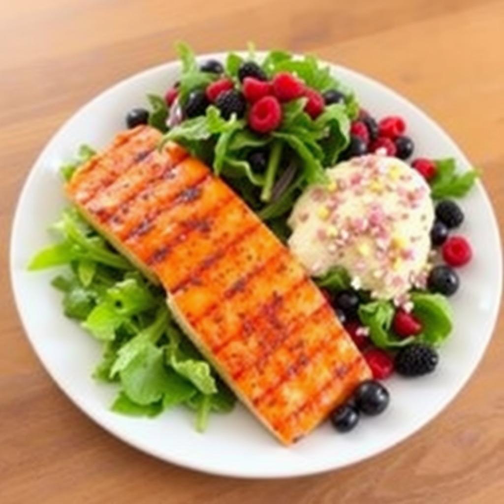 A healthy, fertility-friendly meal packed with nutrients.