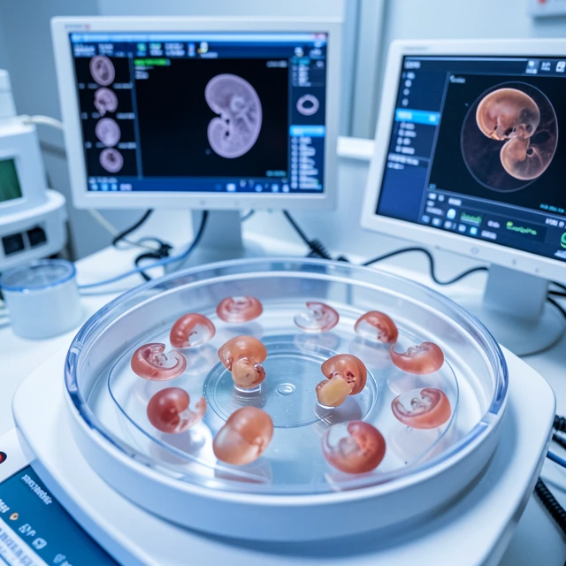 Advanced time-lapse imaging technology monitoring embryos in IVF lab