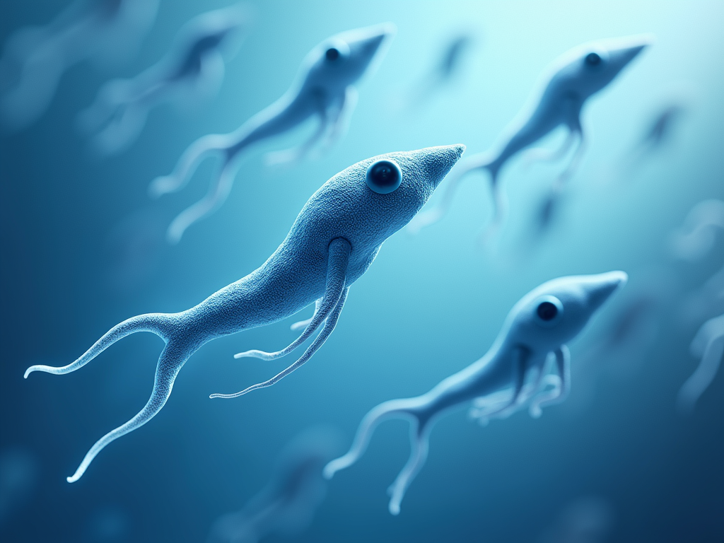 Illustration of sperm motility types