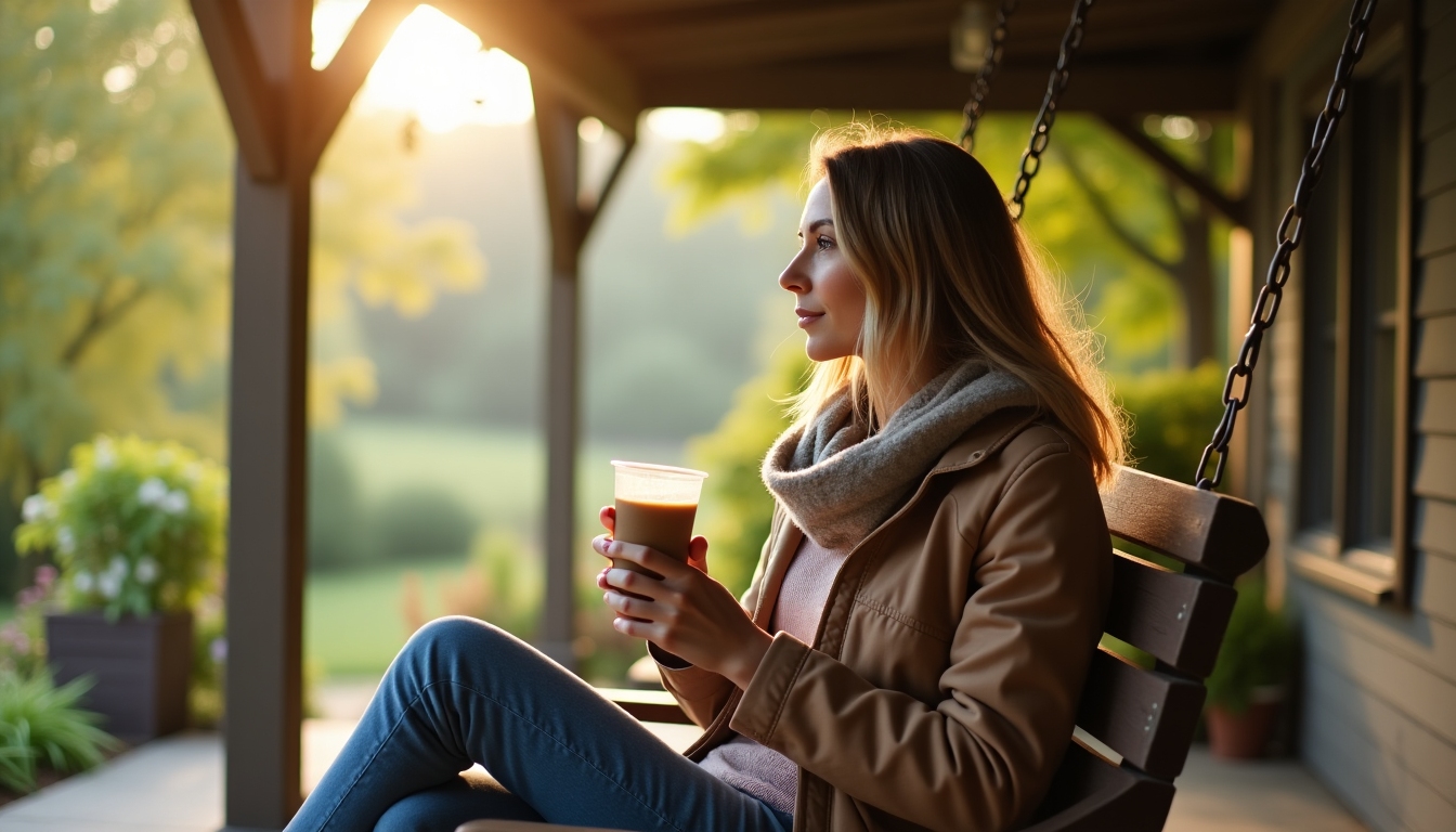 Woman reflecting during the two-week wait after IVF.