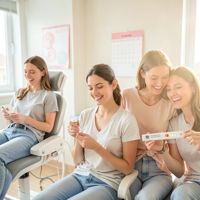 Stages of navigating fertility treatments from consultation to positive outcome