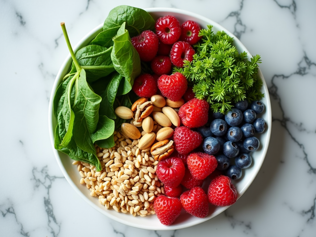 A vibrant meal rich in fertility-enhancing nutrients