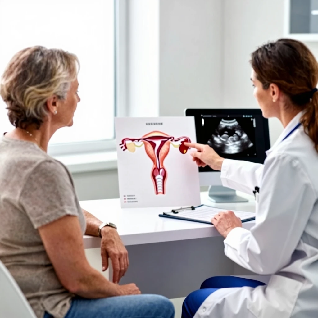 Couple discussing IVF options with fertility specialist