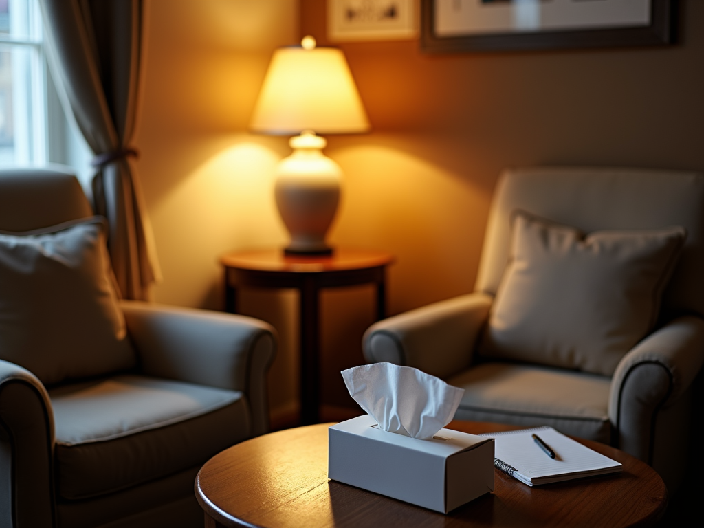 Therapy session for emotional support during fertility treatments