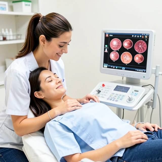 Ultrasound monitoring during ovarian stimulation phase of IVF