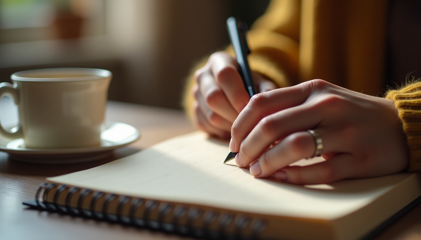 Journaling as a personal way to process emotions while coping with infertility.