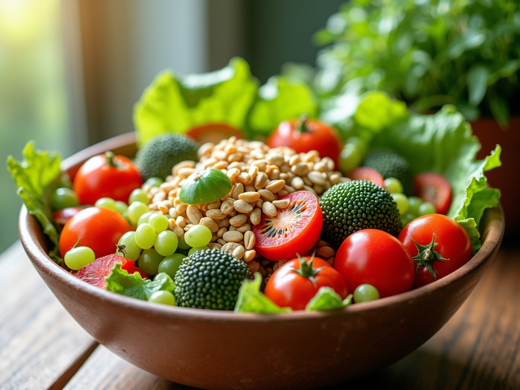 Nutritious salad bowl