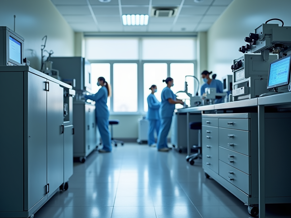 Laboratory equipment used in sperm banking for fertility preservation.